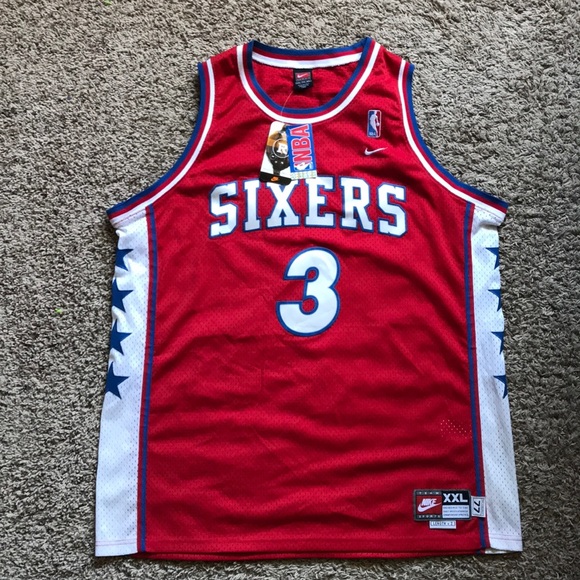 iverson jersey red